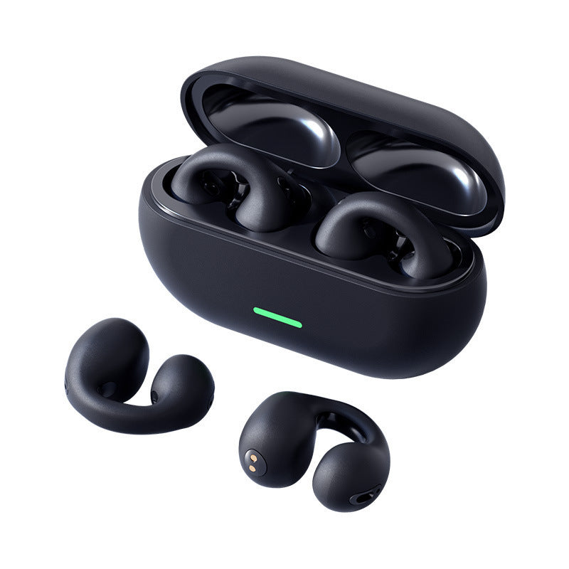 Wireless Ear Clip Bluetooth Headset TWS Comfortable Wear Not In-Ear Sports Wireless Bone Conduction 5.3 Bluetooth Headset