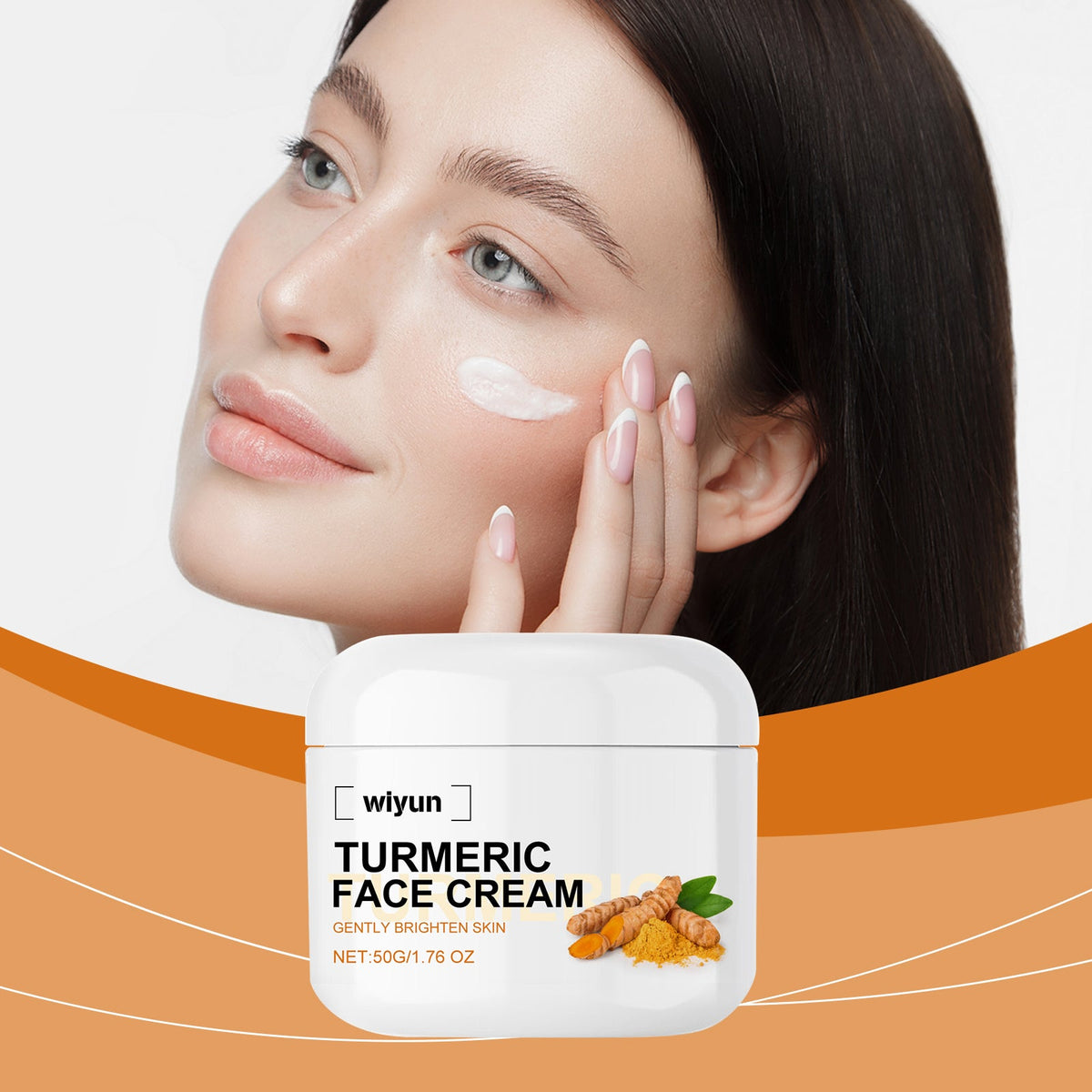 Turmeric Anti-Wrinkle Brightening Cream Reduces Fine Lines And Spots Moisturizing Repair Refreshing Whitening Cream