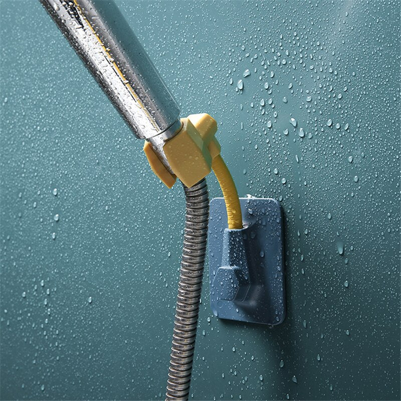 Universal Adjustable Shower Bracket Paste-type Shower Nozzle Base Home Bathroom Punch-free Self Adhesive Shower Bracket Base