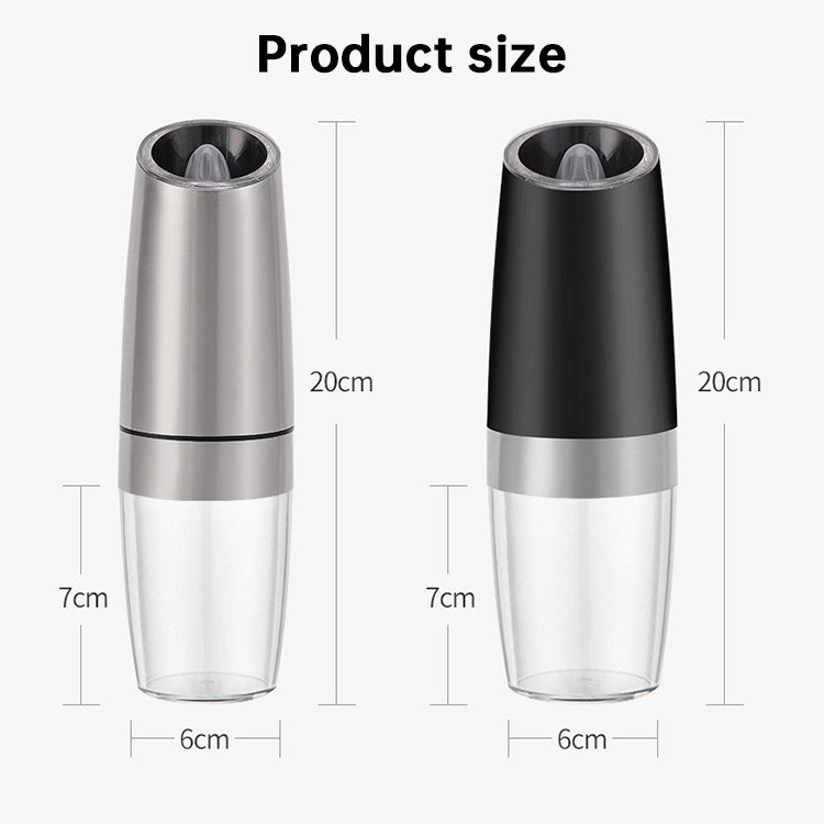 Electric Spice Grinder: Automatic, Gravity-Operated, LED Light, Adjustable Coarseness