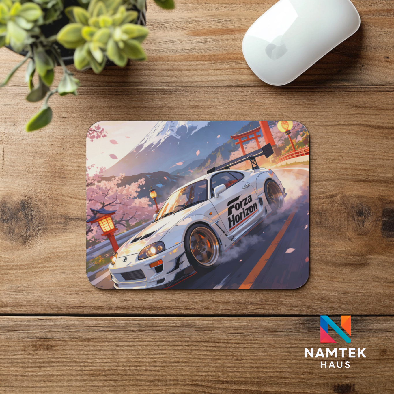 Forza Horizon Racing Mouse Pad - Japanese Drift Art Desk Mat