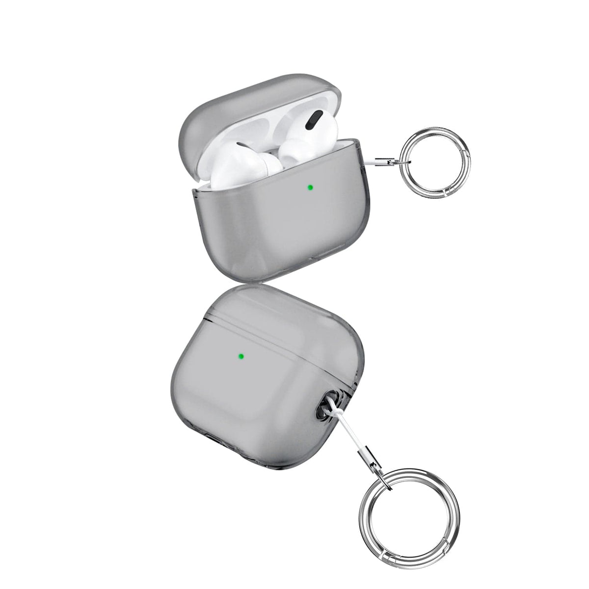 Hybrid-Flex Transparent Black Case for AirPods Pro 2