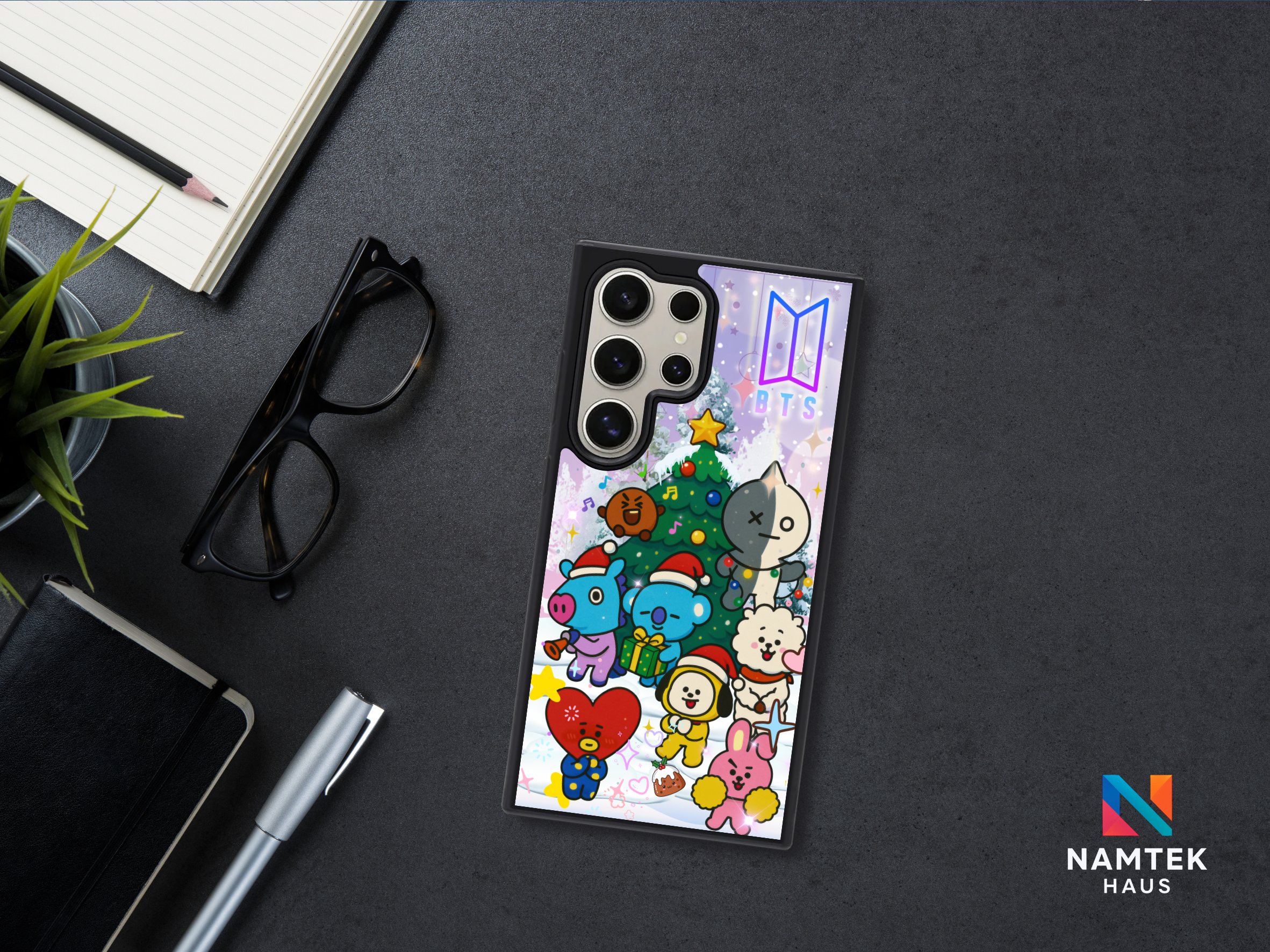 BTS Bias BT21 Christmas KPop Phone Case