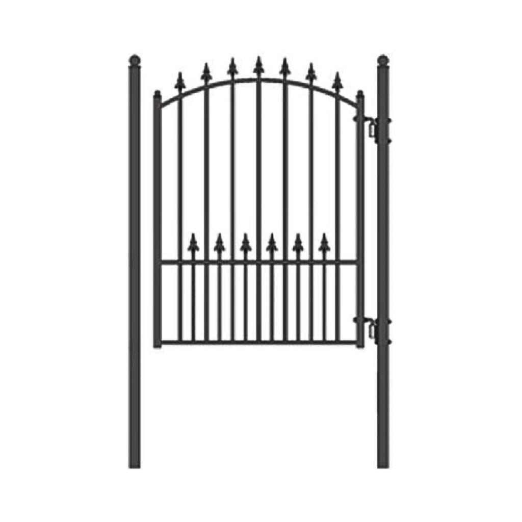 5Ft Heavy-Duty Munich Powder-Coated Galvanized Steel Pedestrian