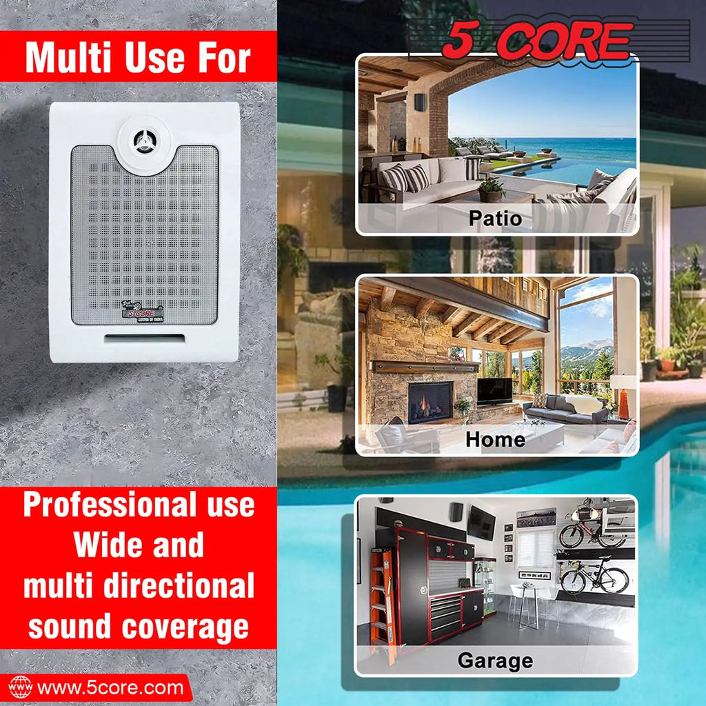 5Core 500W Outdoor Speakers