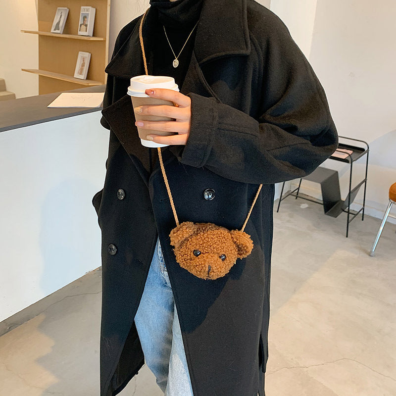 Cute Shoulder Bear Messenger Bag