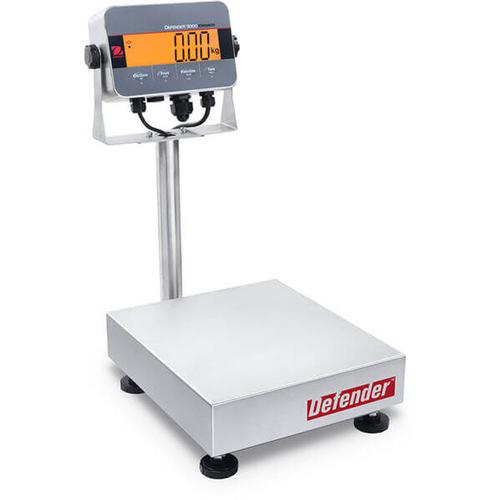 Ohaus i-D33XW300C1X7 Defender 3000 Washdown - I-D33 Bench Scale, 300000 g x 50 g, 25.6" x 19.7", NTEP