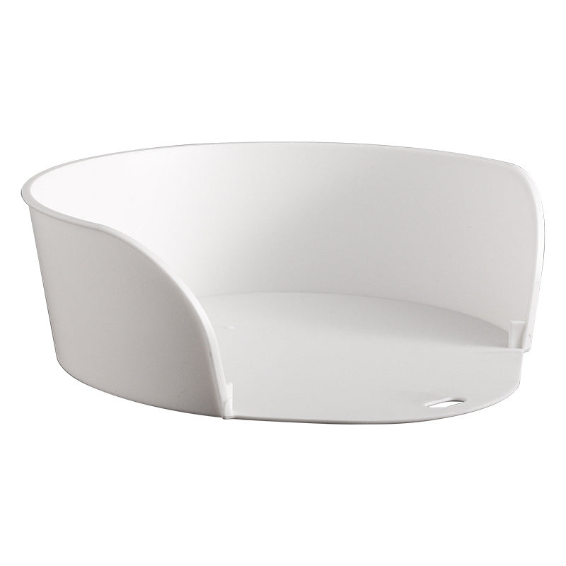 Vegetable board corner storage stir fry and side dish plate round white vegetable preparation plate