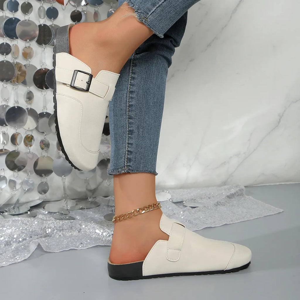 Round Toe Flat Slip-Ons