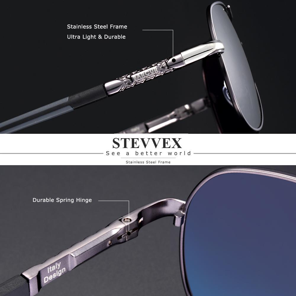Retro Vintage Business Men Polarized Aviation Pilot Classic
