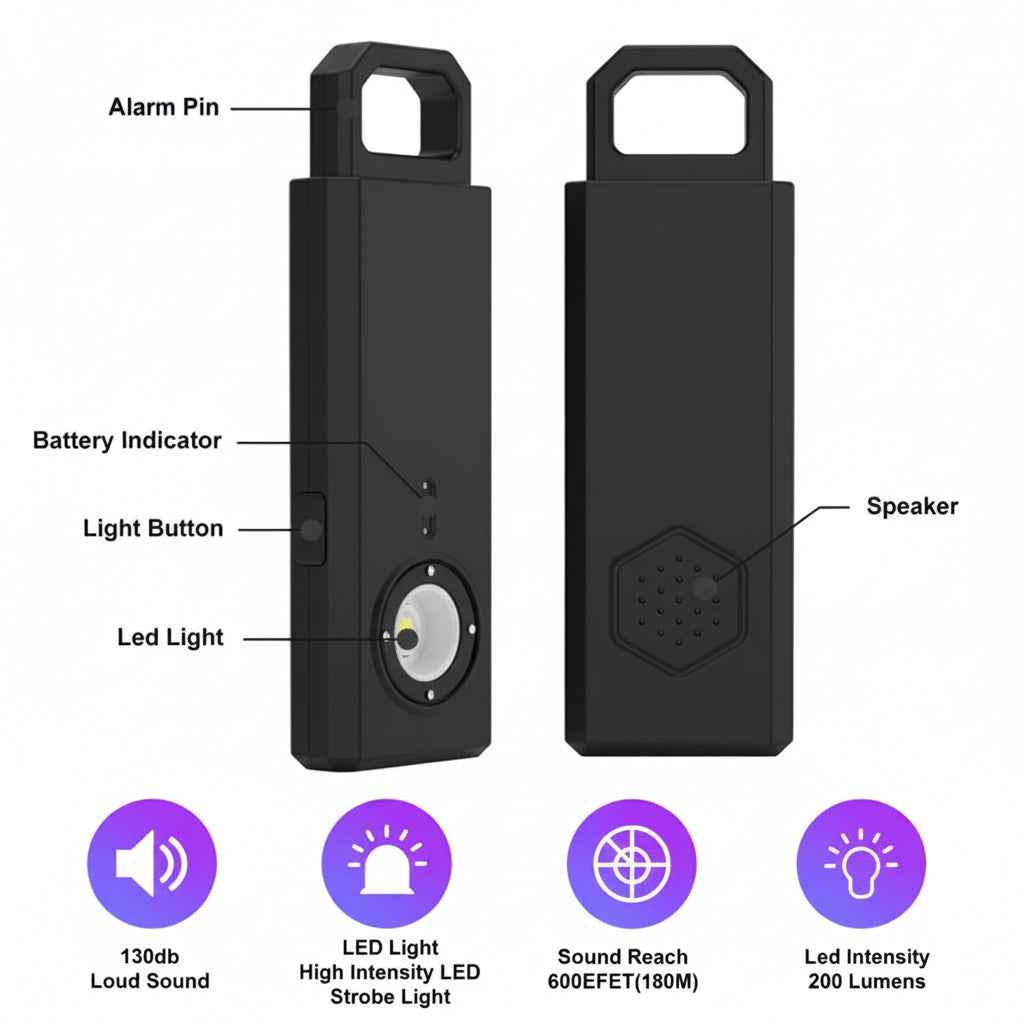 Anti Spier Self-Defense Alarm