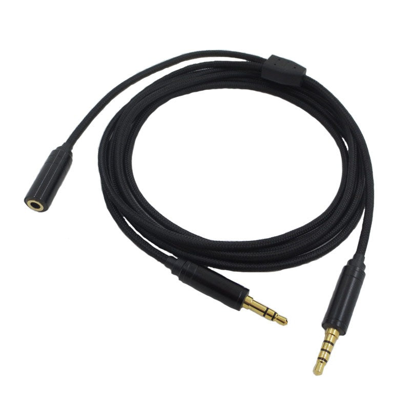 3.5mm voice party live recording audio cable extension cable for PUBG mobile game screen casting computer chat link cable