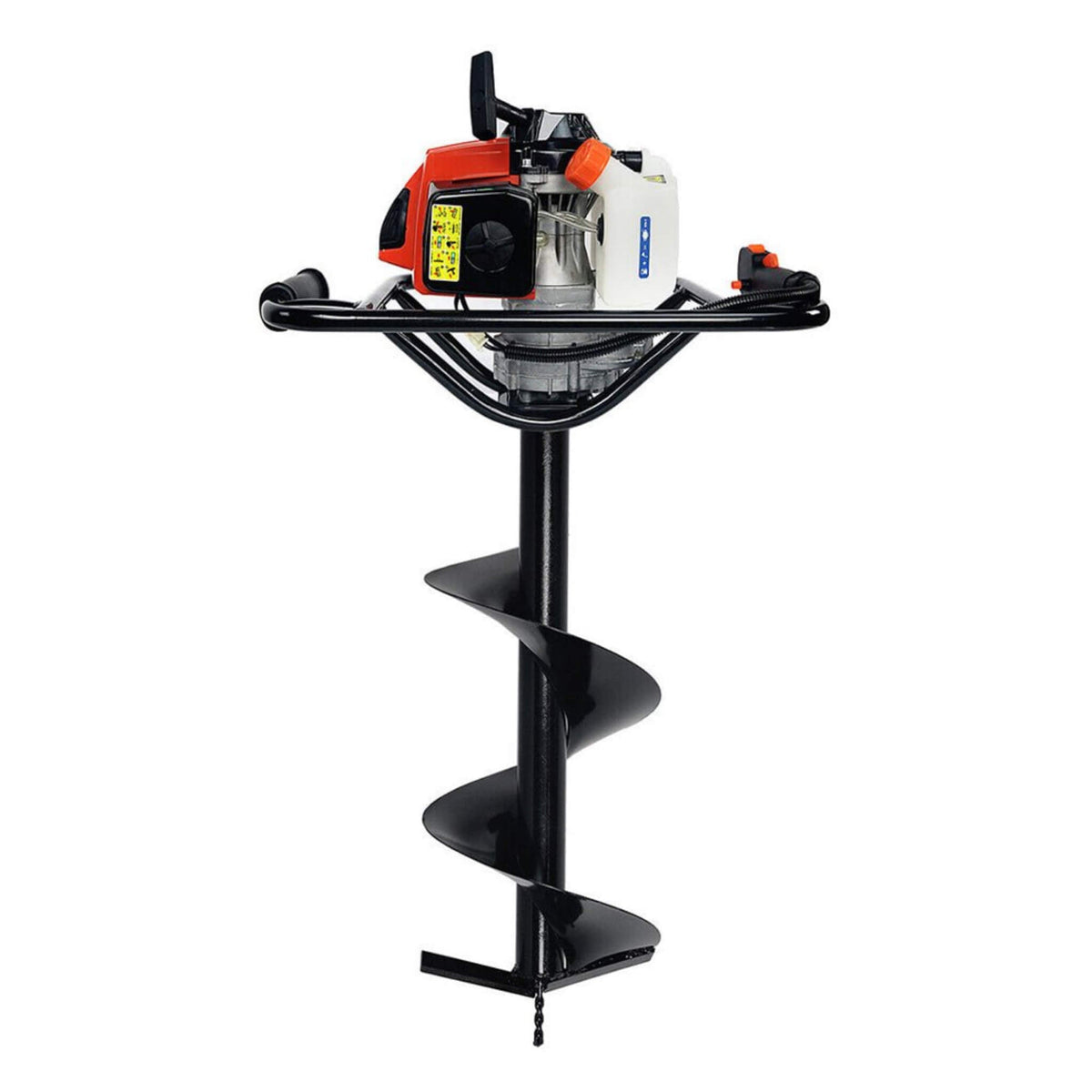 12-Inch 63Cc Gasoline Powered Post Hole Digger Earth Auger