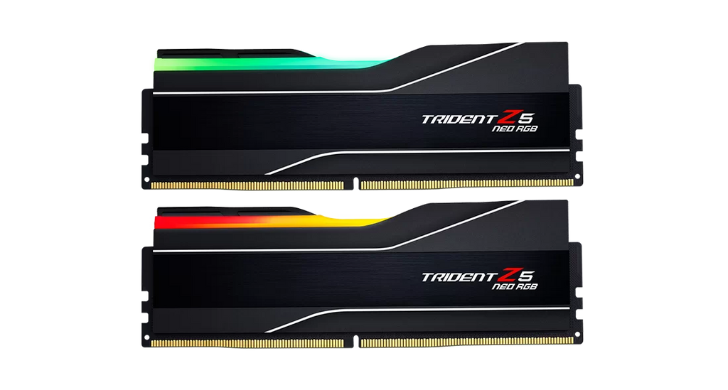G.Skill Trident Z5 Neo RGB 64GB (2x32GB) DDR5-6000 CL30 AMD EXPO Desktop Memory Kit F5-6000J3040G32GX2-TZ5NR