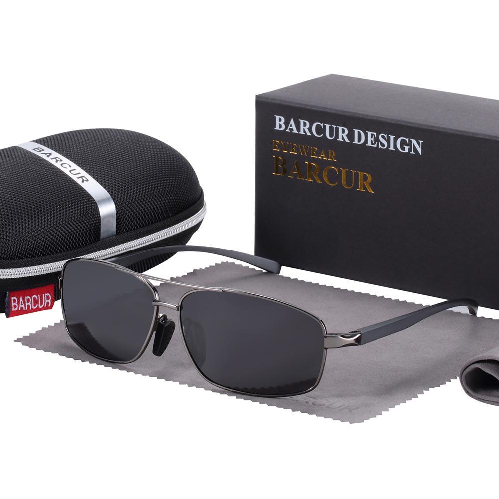 Elegent Vintage Retro Polarized Sunglasses Square Classic Shades