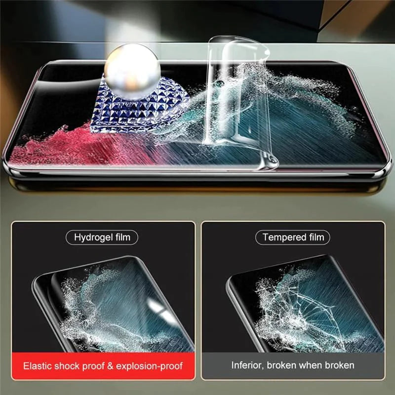 Tempered Glass Screen Protector Lens Hydrogel Samsung S23 S22