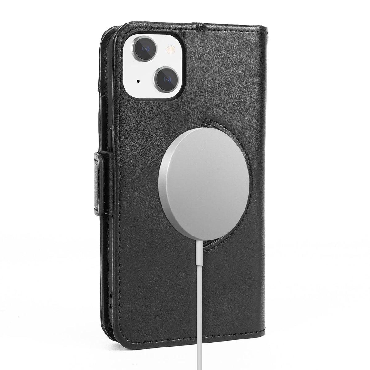 iPhone 15 Plus Leather Wallet Case with MagSafe - Card Holder | Indy Series