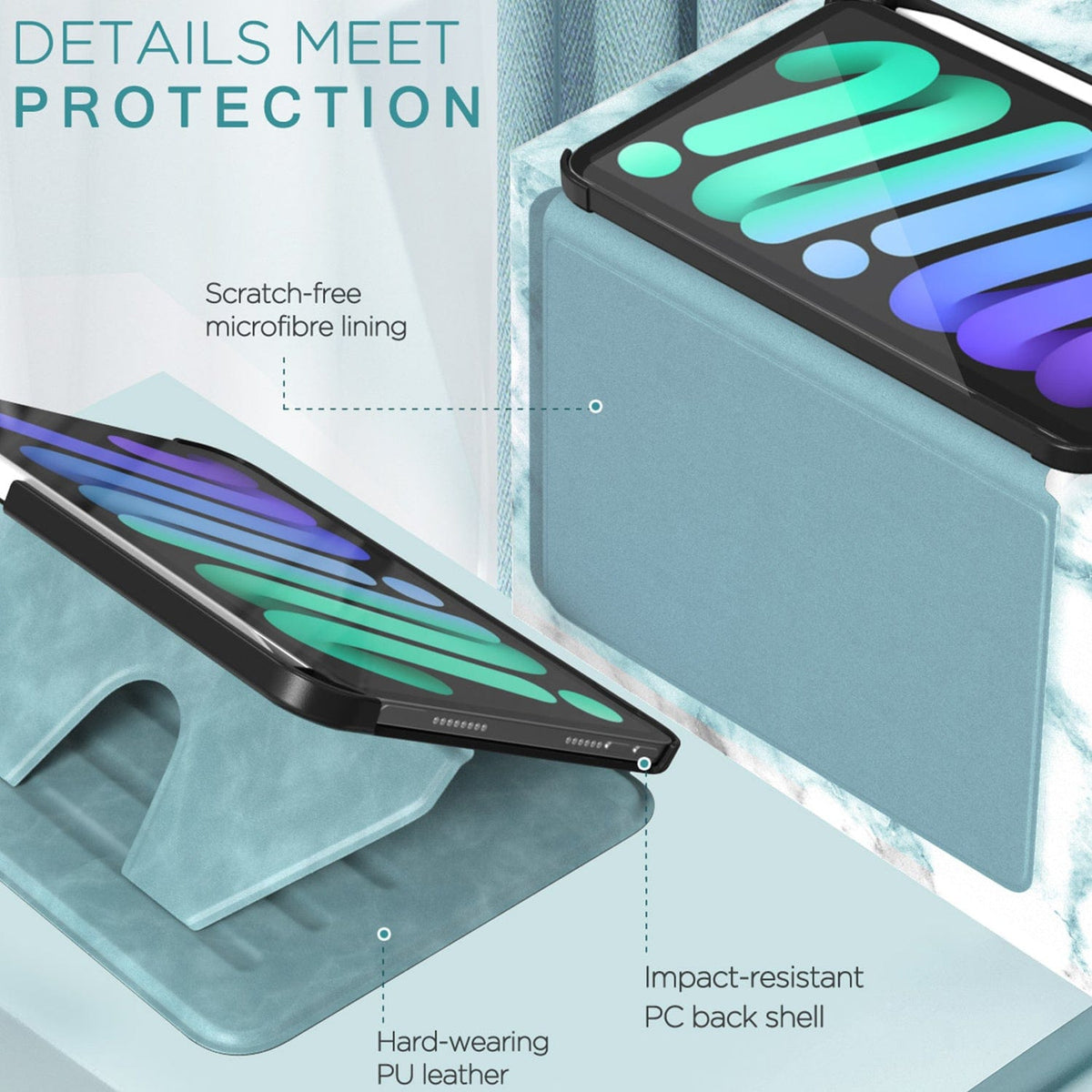 Venture Series Kickstand Case Apple Ipad Mini (A17 Pro) And Apple