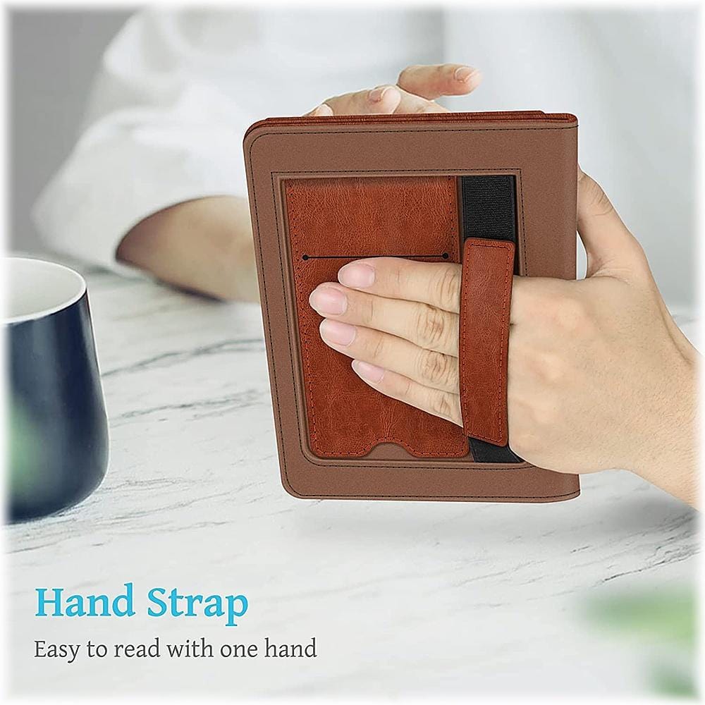 Indy Series Ornate Border Vegan Leather Folio Case Amazon Kindle