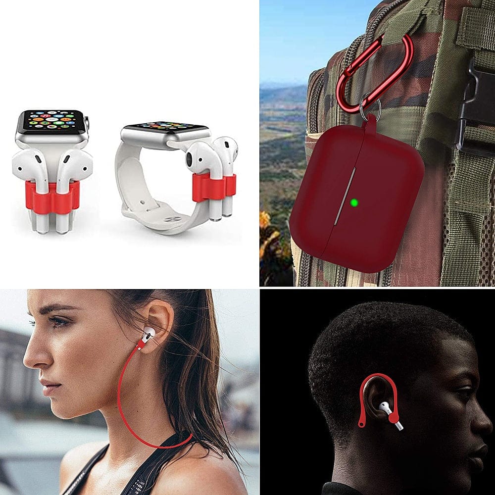 Red Silicone Accessories Kit Apple Airpods (3rd Generation)