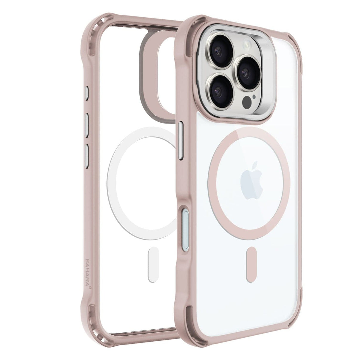 iPhone 16 Pro Max Clear Kickstand Case - Anti-Slip, Rugged, MagSafe | Venture Series