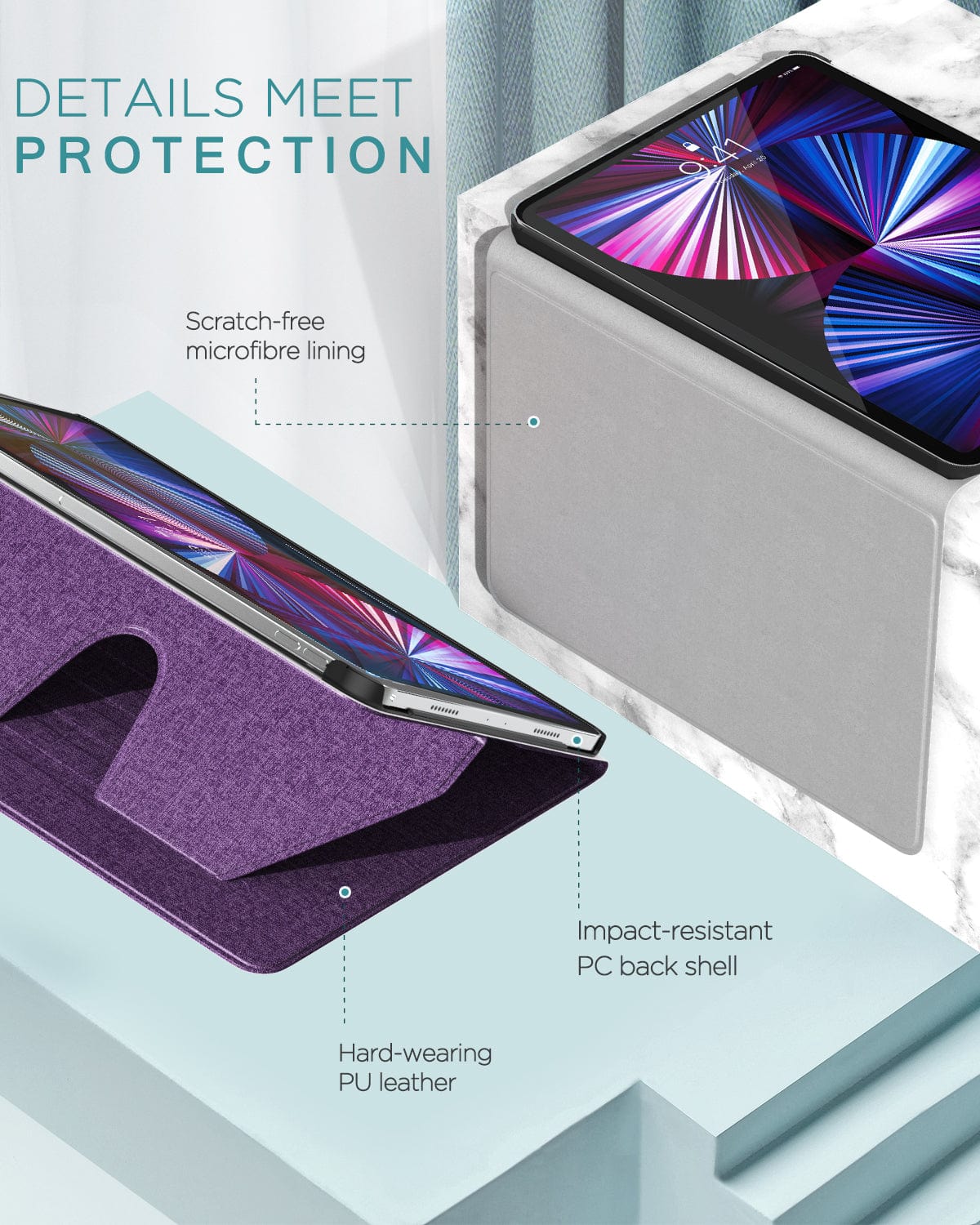 Indy Series Folio Kickstand Case Ipad Pro 11-inch (3rd/4th Gen)