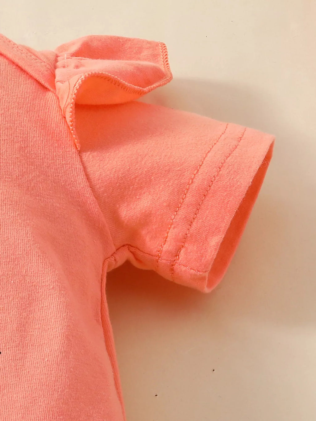 Children's Ruffled Bodysuit & Pants Set with Headband