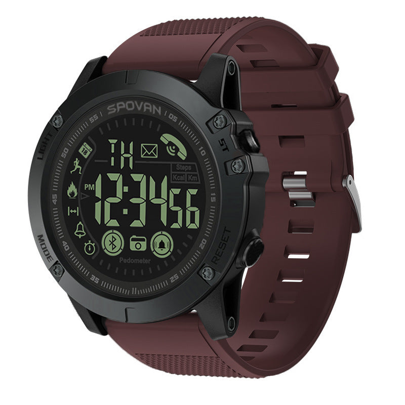 Bluetooth Sports Smartwatch: Step Reminder, Waterproof