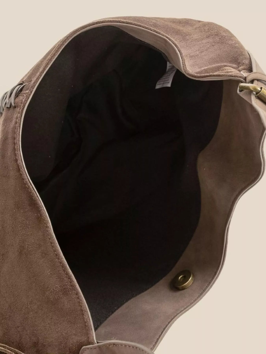 Fame Braided Detail Hobo Shoulder Bag