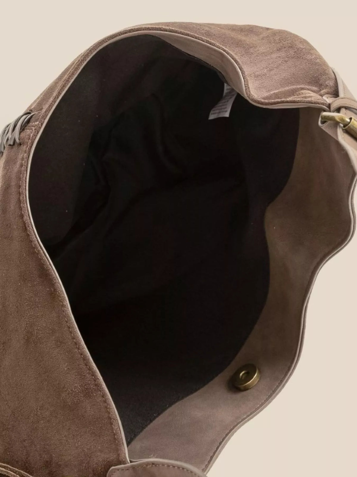 Fame Braided Detail Hobo Shoulder Bag