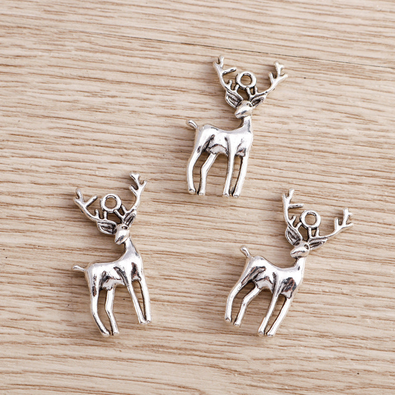 Electroplated Christmas Animal Pendant