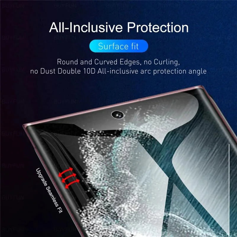 Tempered Glass Screen Protector Lens Hydrogel Samsung S23 S22