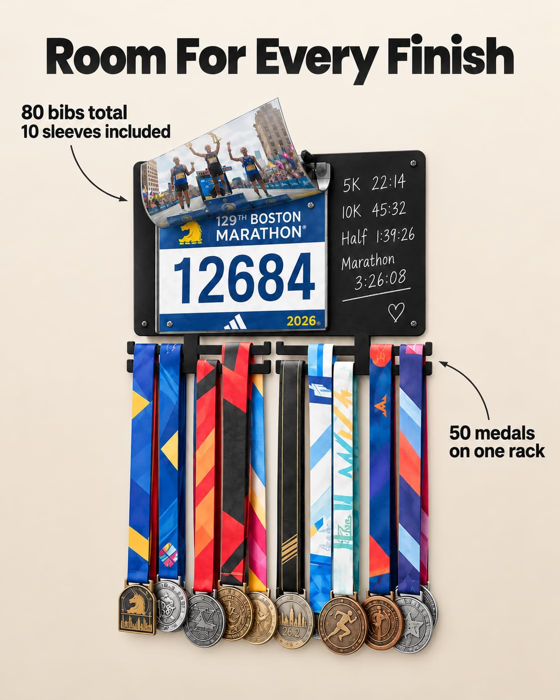 BLAUBECK Medal Hanger Bib Display