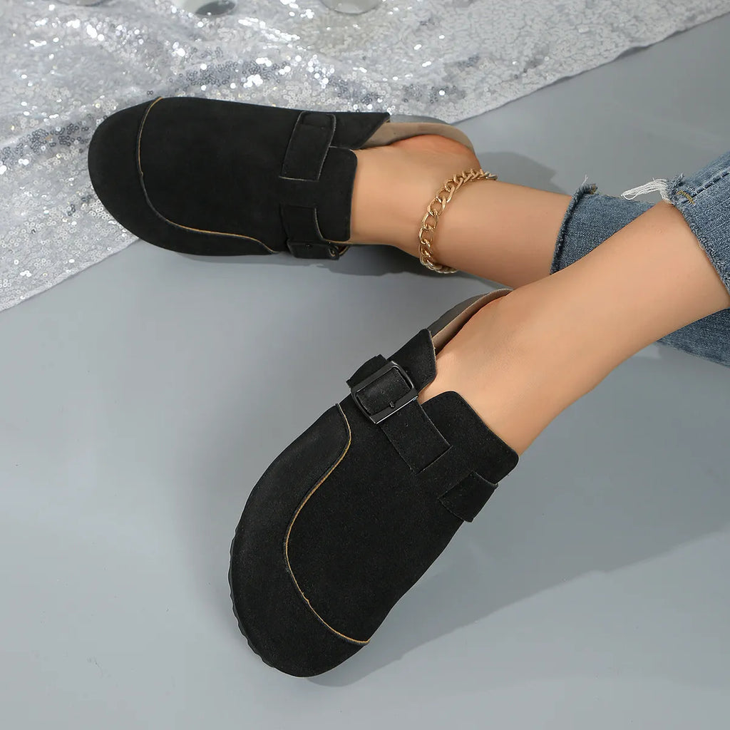 Round Toe Flat Slip-Ons