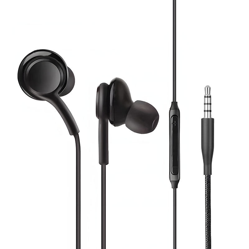 Headphone Earphone For Smart Phones  with Stereo In-Ear Headset Wire Earphones
