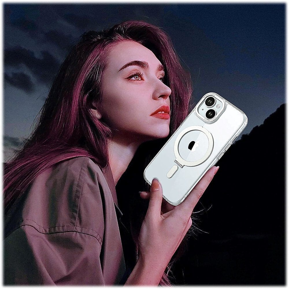 iPhone 15 Clear Kickstand Case with MagSafe | Venture Series