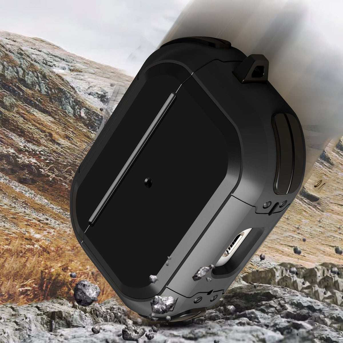 Armor Series Black Case Apple Airpods Pro (2nd Generation)