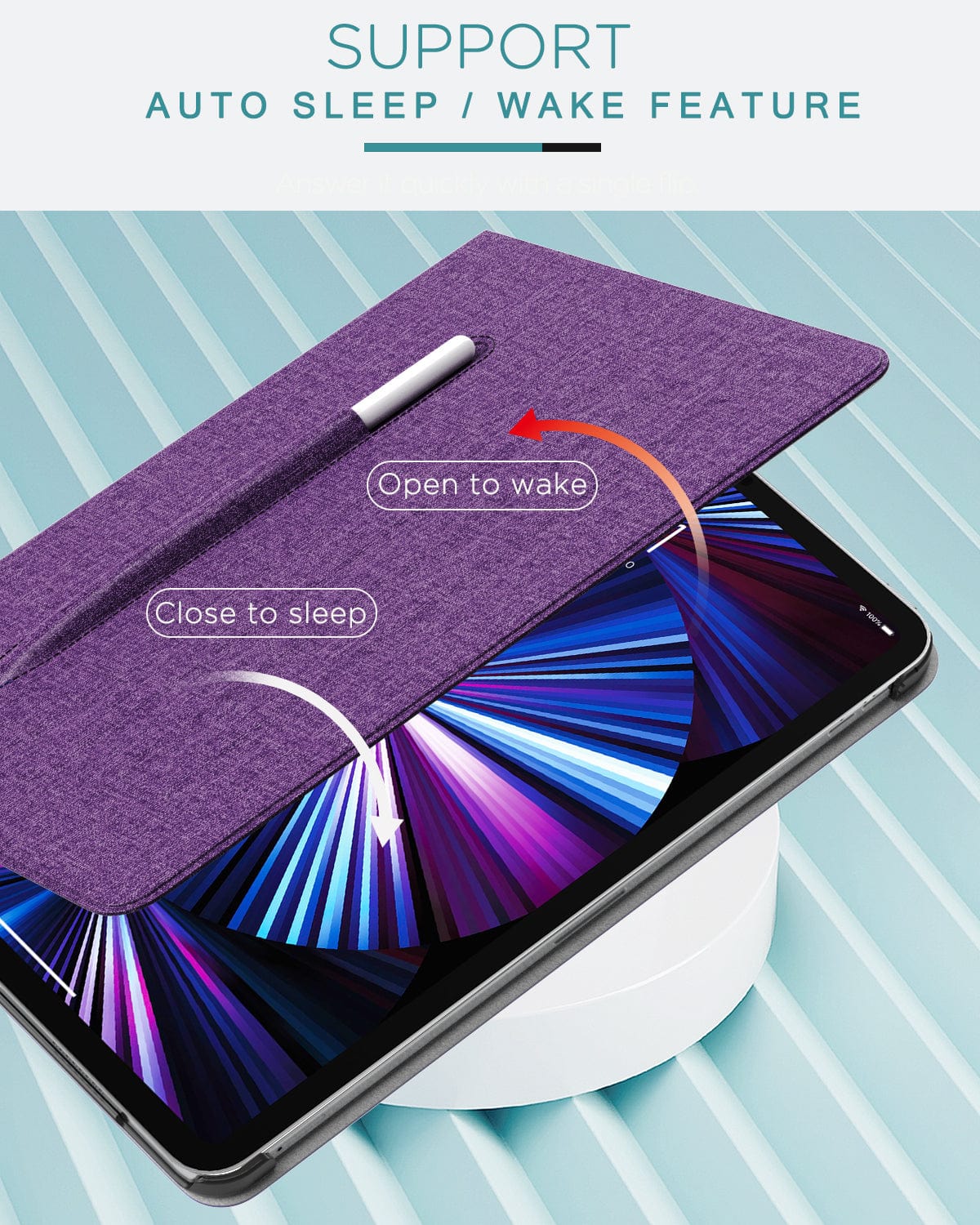 Indy Series Folio Kickstand Case Ipad Pro 11-inch (3rd/4th Gen)