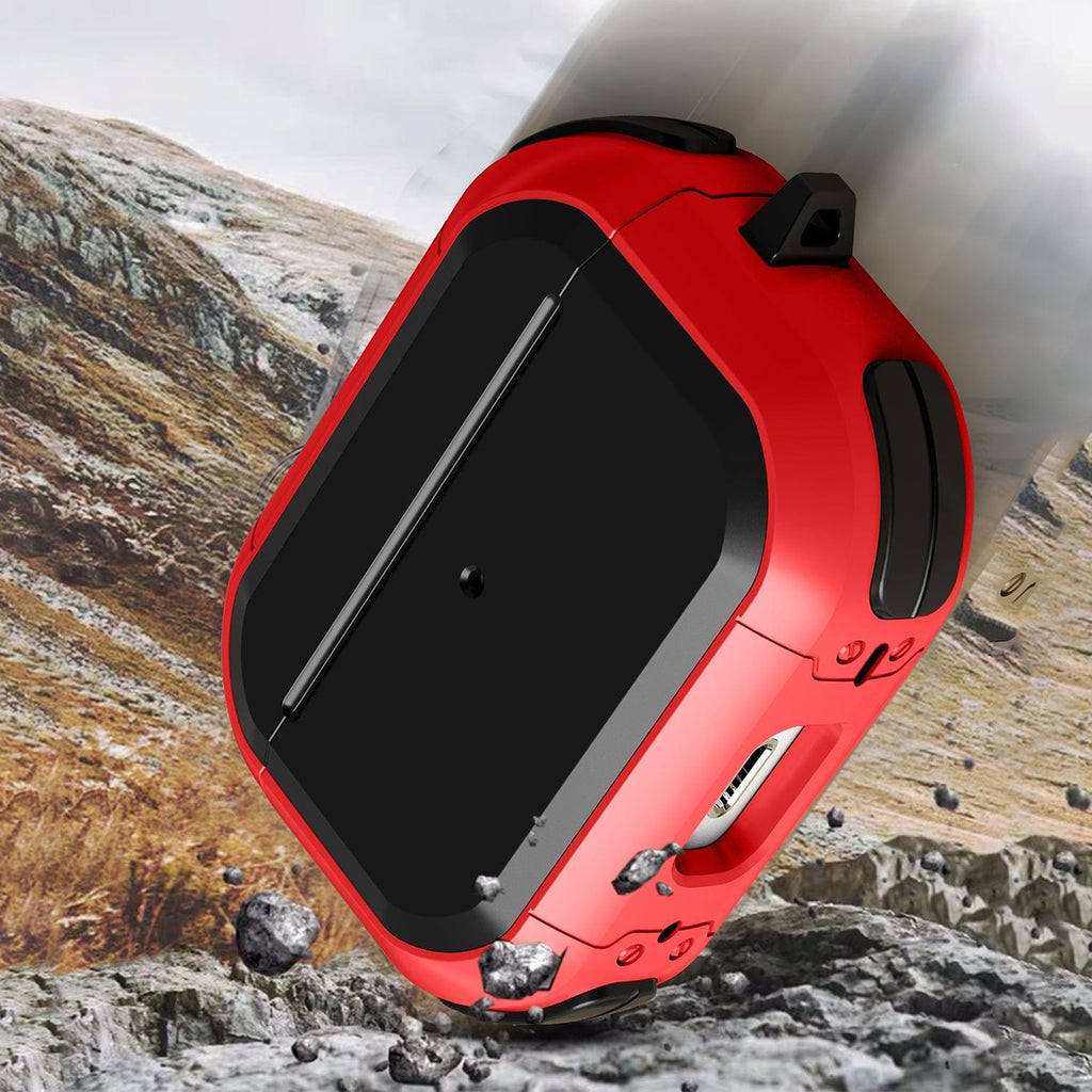 Armor Series Black Red Case Apple Airpods Pro (2nd Generation)