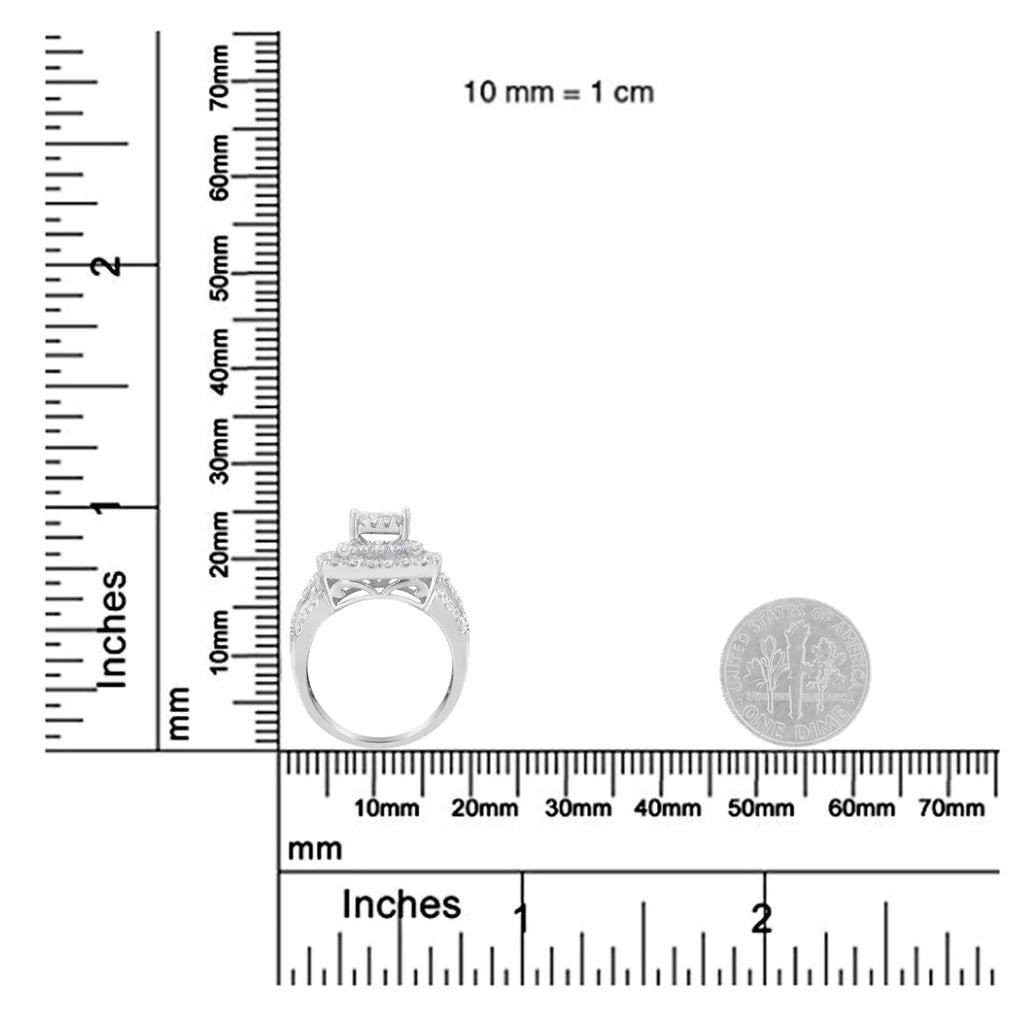 14KT White Gold Diamond Cocktail Ring