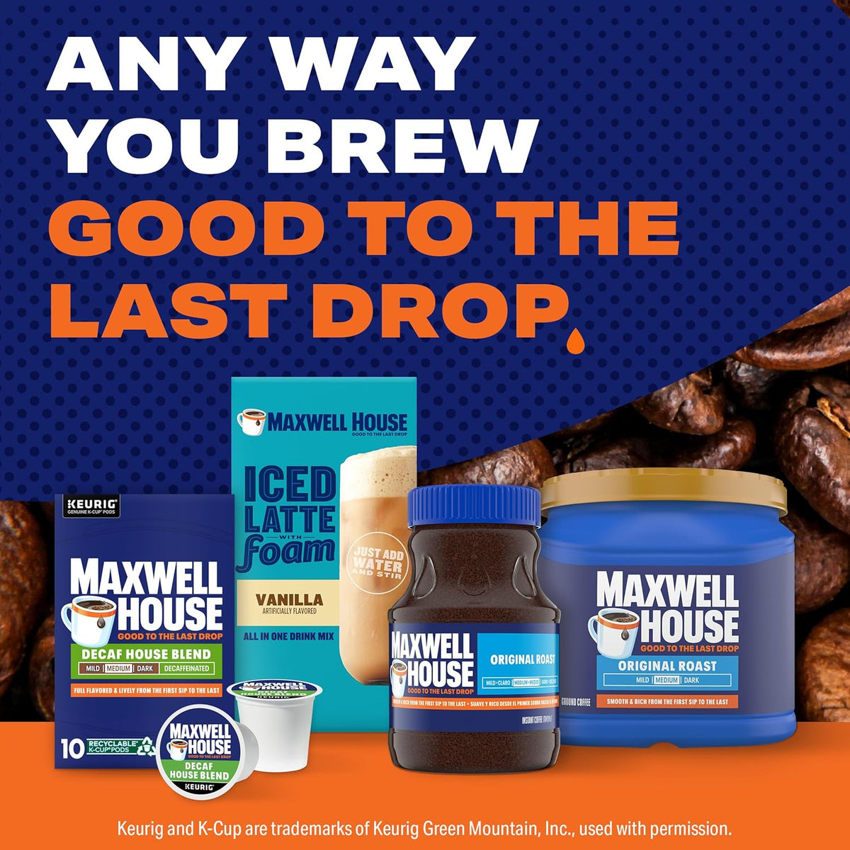 Maxwell House Decaf K-Cup 10 Ct