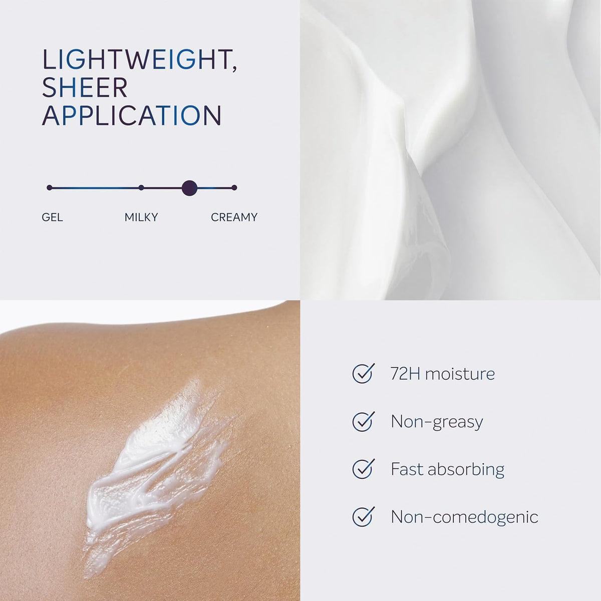 Dove Cream Serum Hyaluronic + Hydration for Extra Dry, Flaky Skin, with Pro-Ceramides, Niacinamide and Collagen Peptides Lotion, 8 oz