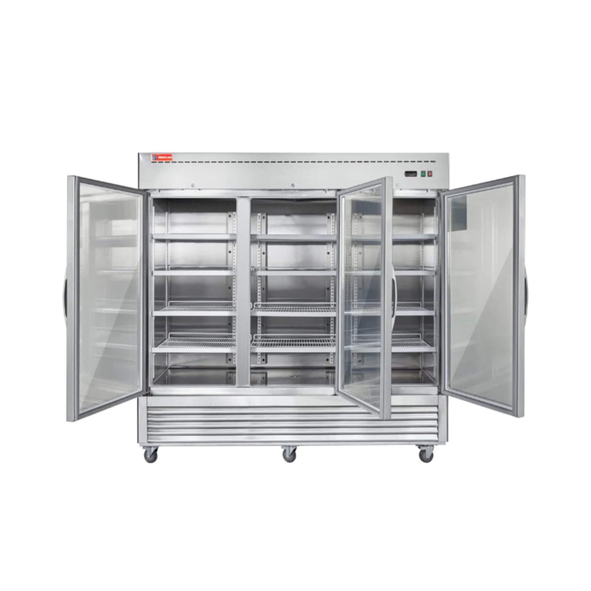 82" Commercial Display Refrigerator 3-Section