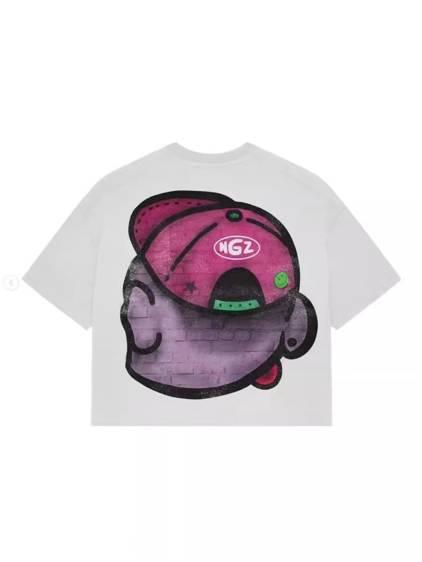 Gothic Harajuku Cartoon Tee