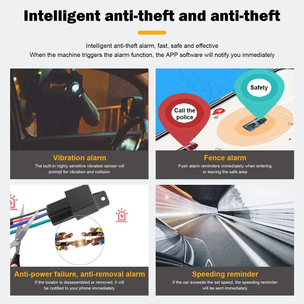 GPS Tracker Real-time Tracking Locator Device GPRS GSM