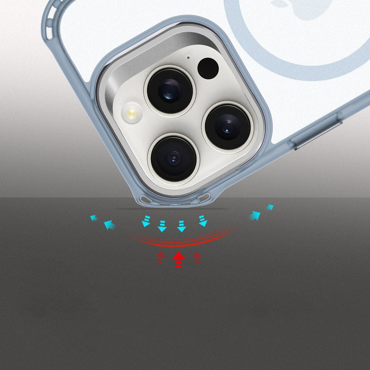 iPhone 16 Pro Clear Kickstand Case - Anti-Slip, Rugged, MagSafe | Venture Series