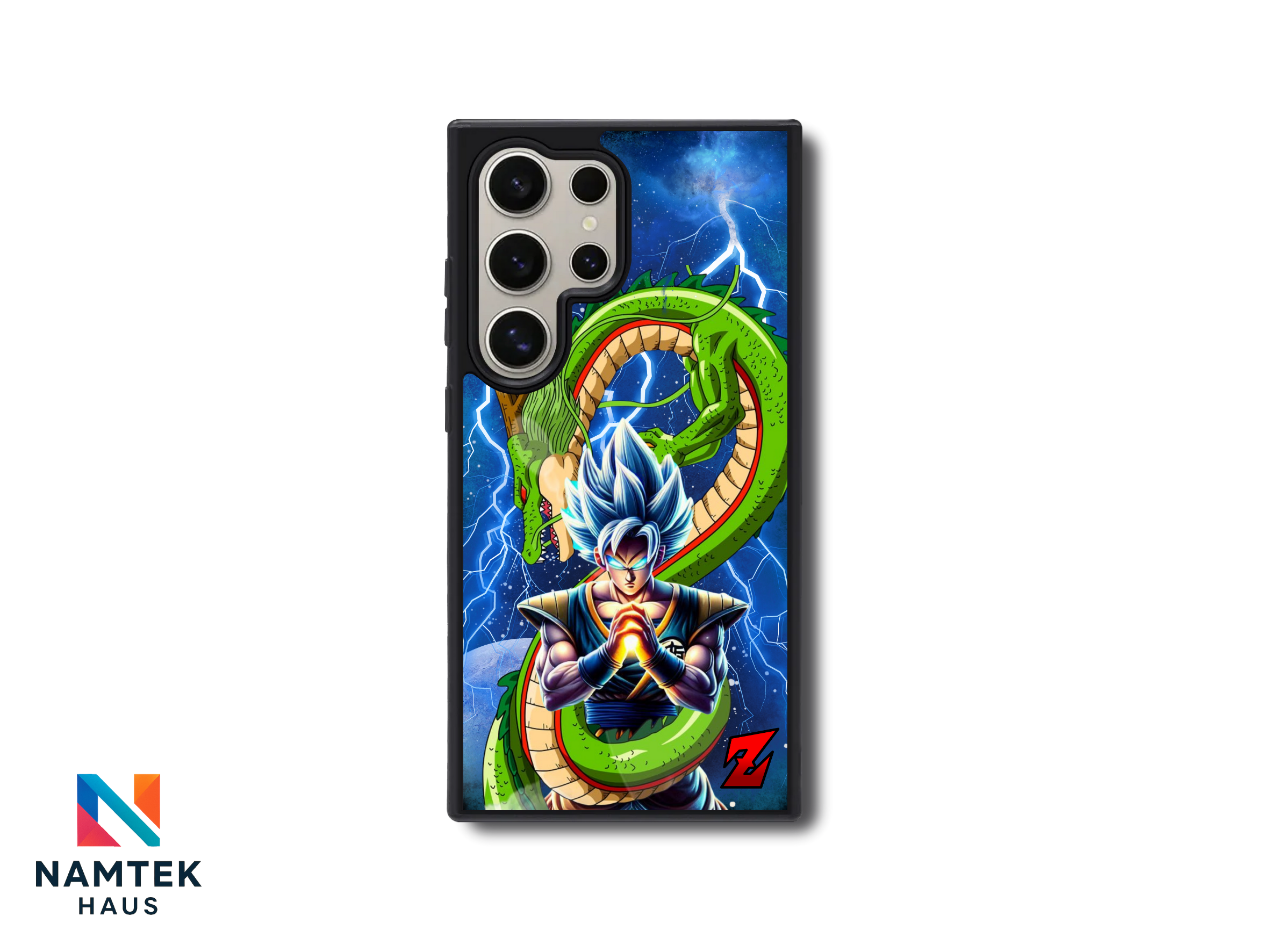 Cosmic Warrior & Emerald Dragon Phone Case