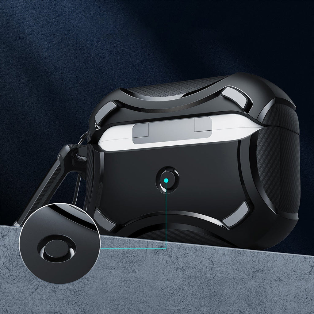 Armor Black Case Apple Airpods Pro (1st And 2nd Generation)
