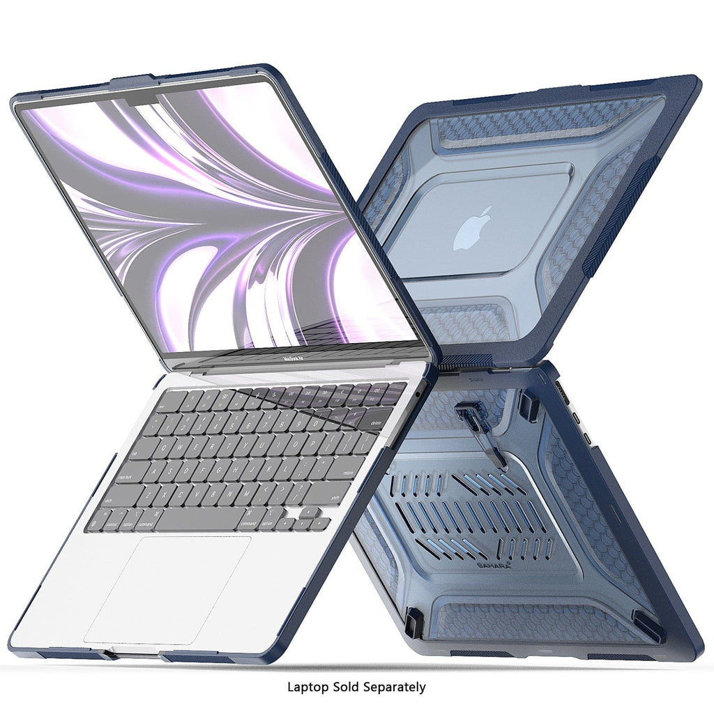 MacBook Air 15" (M3 - M5) with Adjustable Stand Case - Shock-Absorbing | Raider Ultra-Duty Series