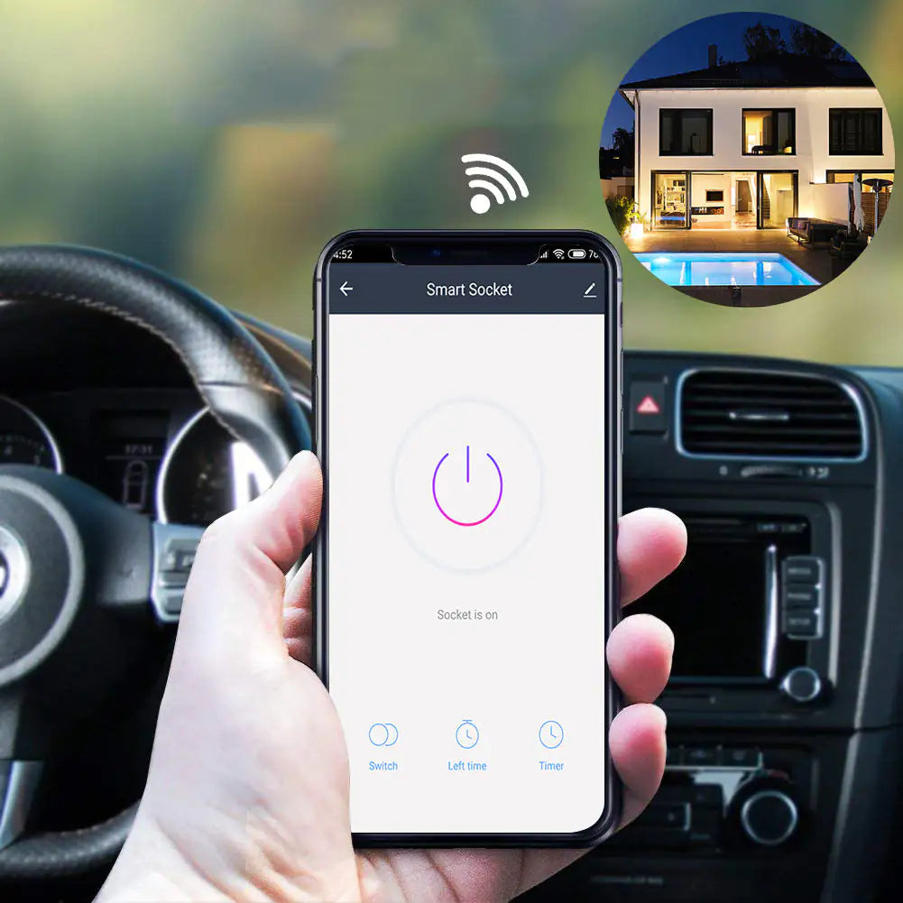 Smart Home Outlet Control By Google Home Assistant Amazon Alexa 2